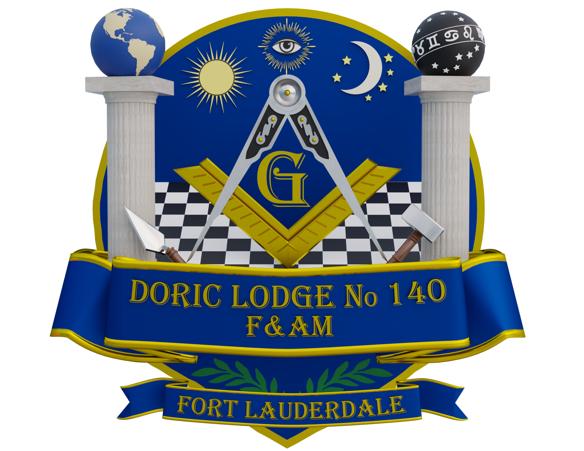 Doric Lodge F&AM Logo